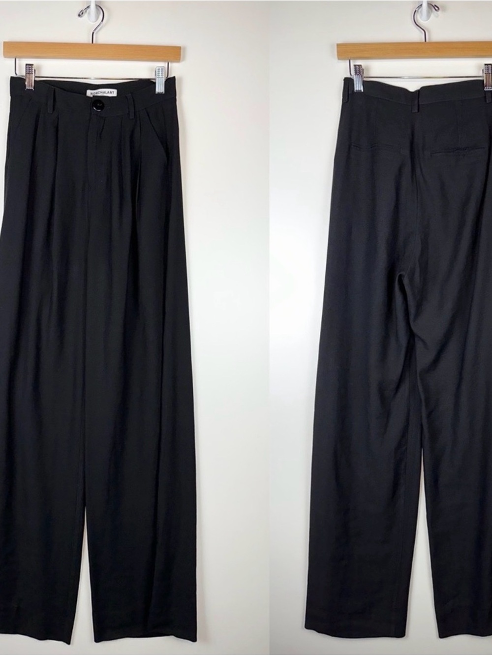 Nonchalant Fabi Wide Leg Pant - Black Size S - Picture 2 of 5
